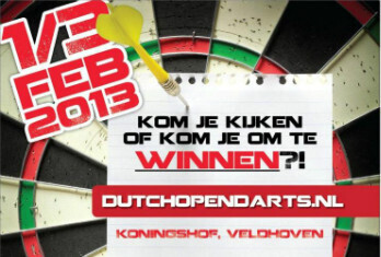 Aankondiging Dutch Open Darts